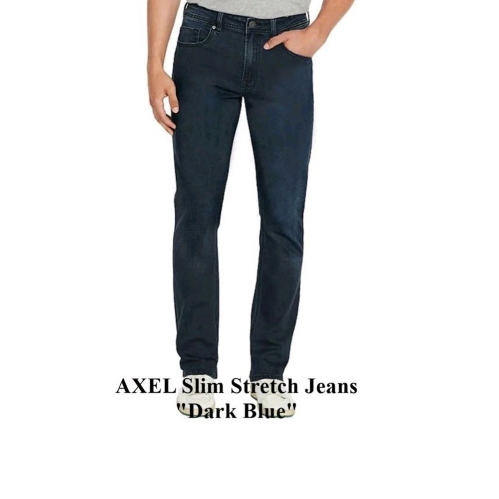 Buffalo David Bitton Men's‎ Axel Slim Stretch Dark Blue Jeans Size 40X34 #379C